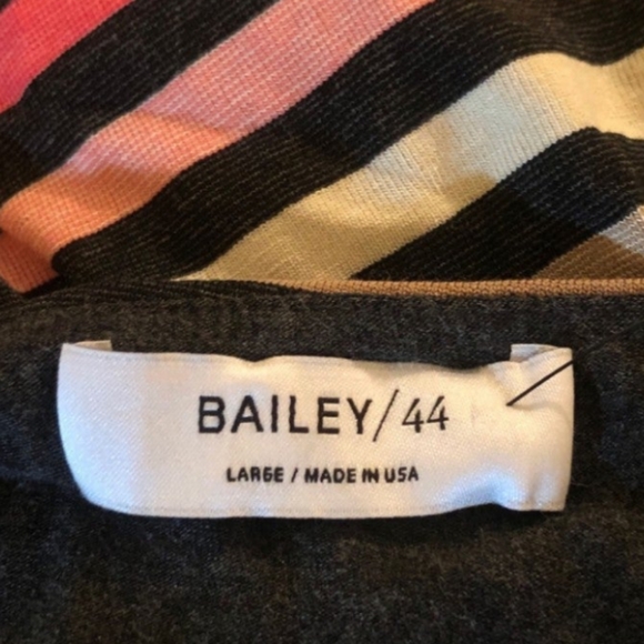 🆕Bailey 44 Anthropologie Striped Knit Column Dress Bodycon Dress Size Large - Picture 7 of 11